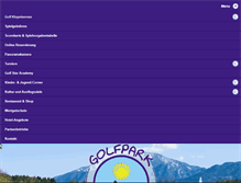 Tablet Screenshot of golfklopein.at